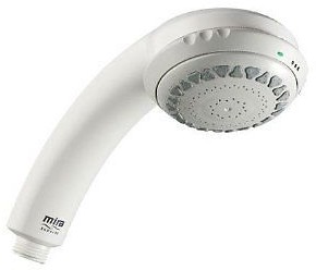 Larger image of Mira Response Shower Handset With 4 Spray Settings (White & Grey).