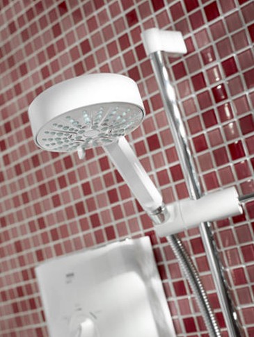 Example image of Mira Electric Showers Mira Sport 7.5kW in white & chrome.