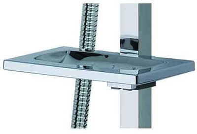 Example image of MX Showers Atmos Cube Square Bar Shower Valve With Slide Rail Kit.