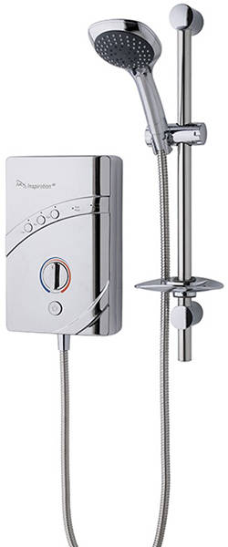 Example image of MX Showers InspiratIon QI Electric Shower (9.5kW, Chrome).