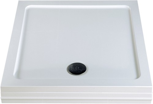 Larger image of MX Trays Easy Plumb Low Profile Square Shower Tray. 1000x1000x40mm.