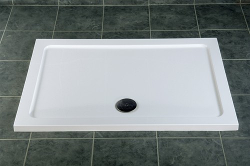 Example image of MX Trays Acrylic Capped Low Profile Rectangular Tray. 900x760x40mm.