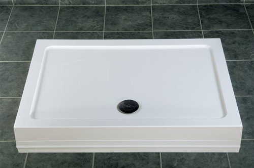 Example image of MX Trays Easy Plumb Low Profile Rectangular Tray. 900x760x40mm.
