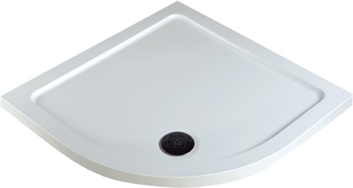 Larger image of MX Trays Acrylic Capped Low Profile Quad Shower Tray. 900x900x40mm.