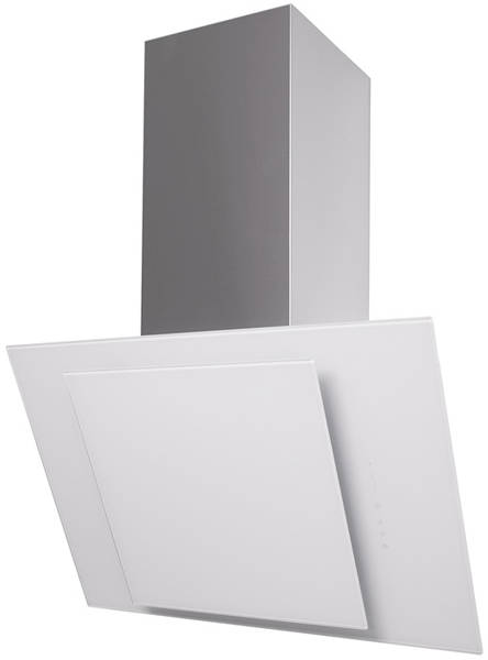 Example image of Osprey Hoods Cooker Hood With White Angled Glass (S Steel, 600mm).