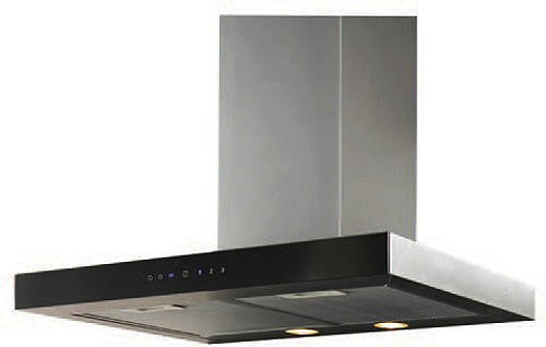 Larger image of Osprey Hoods 600mm Box Cooker Hood & Glass Panel (Stainless Steel).