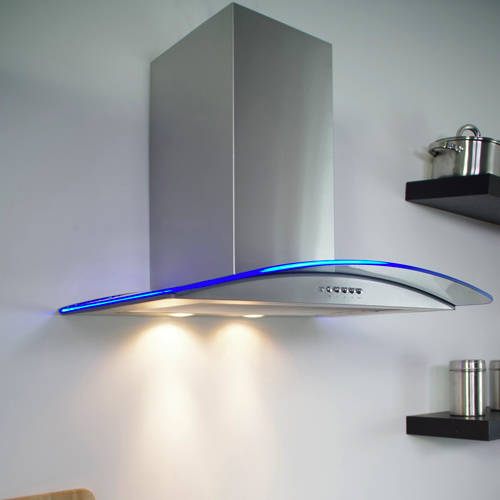 Larger image of Osprey Hoods Cooker Hood With LED Lighting (Stainless Steel, 700mm).