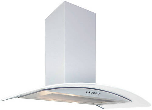 Larger image of Osprey Hoods Cooker Hood With LED Lighting (White, 900mm).