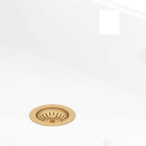 Larger image of Perrin & Rowe Wastes Single Bowl Sink Waste (Satin Brass, No Overflow)