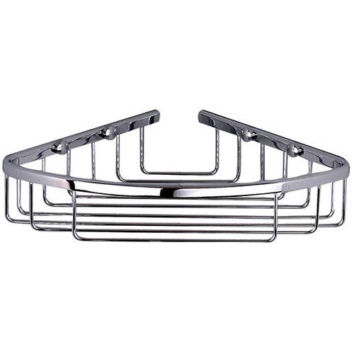 Larger image of Phoenix Accessories Corner Shower Basket (Chrome).