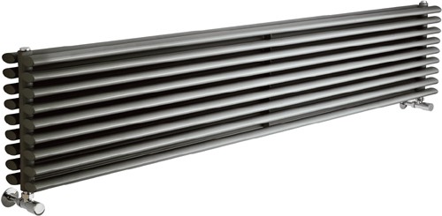 Larger image of Crown Radiators Cypress 5036 BTU Radiator (Anthracite). 1800x315mm.