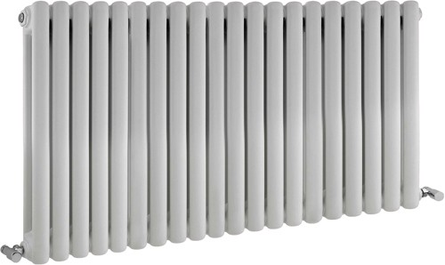 Larger image of Crown Radiators Peony Double Radiator. 7108 BTU (White). 1223x635mm.