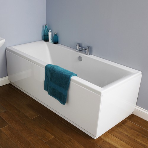 Example image of Crown Suites Knedlington Bathroom Suite With Double Ended Bath (1700x700mm).