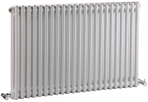 Larger image of Crown Radiators Regency 2 Column Radiator (White). 1055x600mm. 4897 BTU.