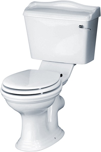Larger image of Crown Ceramics Ryther Toilet With Cistern & Soft Close Seat.