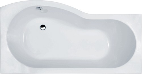 Example image of Crown Suites 1500mm Shower Bath Suite, Toilet & Basin (Right Handed).