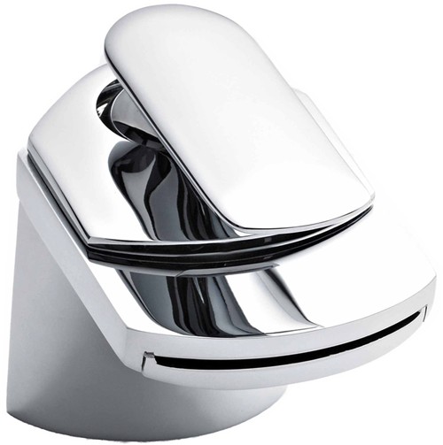 Larger image of Crown Series U Waterfall Basin Mixer Tap (Chrome).