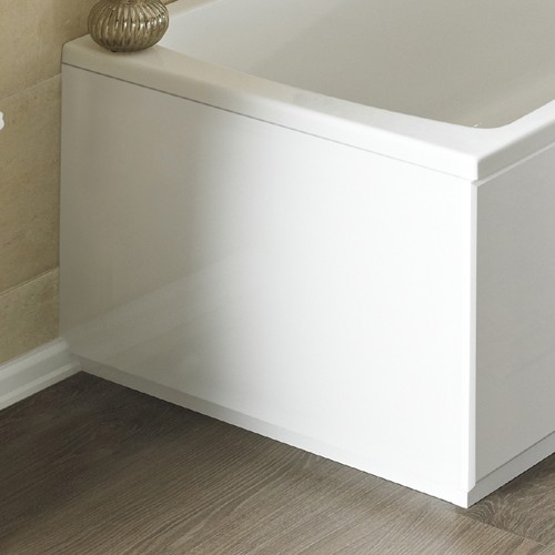 Larger image of Crown Bath Panels 700mm End Bath Panel (White, MDF).