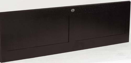Larger image of daVinci 1800mm contemporary bath side panel in wenge finish.