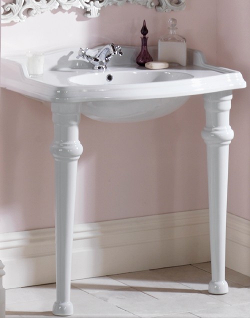 Example image of Arcade Basin With Ceramic Legs. 1025 x 560mm.