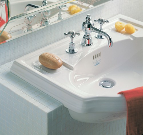 Larger image of Arcade Semi-Recessed Basin. 670 x 485mm.