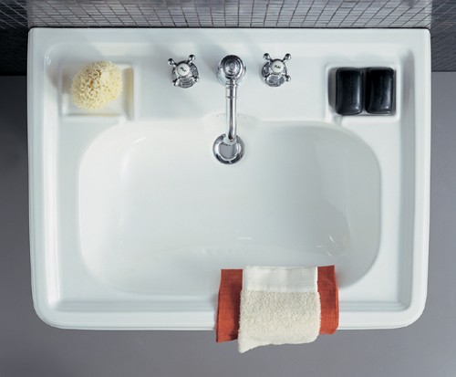 Example image of Arcade Vanity Unit With 1 Tap Hole  Basin. 735 x 540mm.