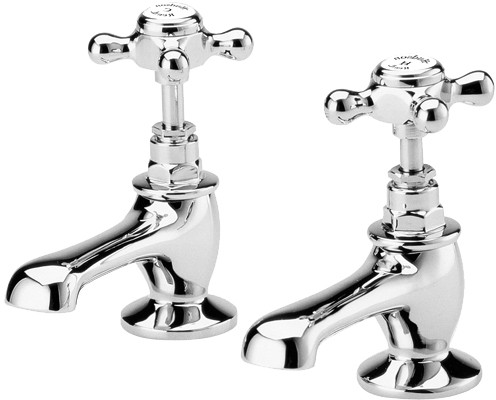 Larger image of Hudson Reed Topaz Basin taps (Pair, Chrome)