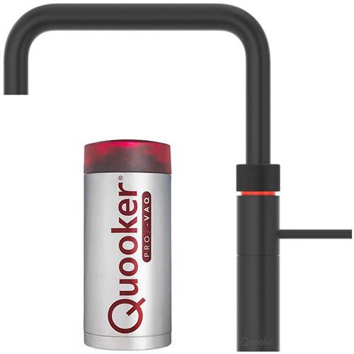 Larger image of Quooker Fusion Square Boiling Water Kitchen Tap. PRO7 (Black).