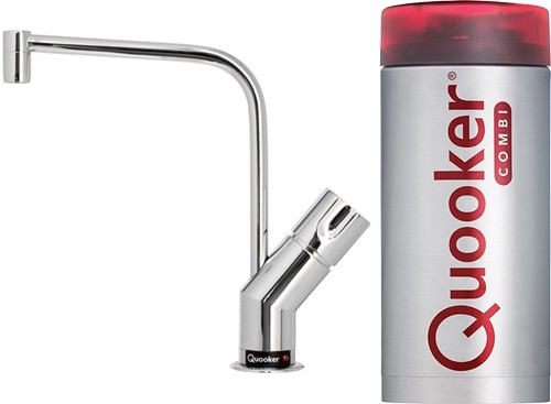 Larger image of Quooker Basic Instant Hot & Boiling Water Kitchen Tap.  COMBI 2.2 (Chrome).