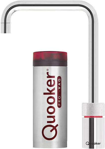Larger image of Quooker Nordic Square Boiling Water Kitchen Tap. PRO7 (Polished Chrome).