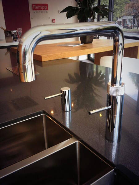 Example image of Quooker Nordic Kitchen Soap Dispenser (Polished Chrome).