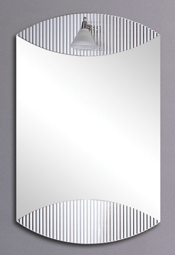Larger image of Reflections Bandon illuminated bathroom mirror.  Size 500x800mm.