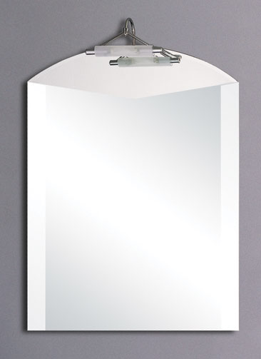 Larger image of Reflections Clare illuminated bathroom mirror.  Size 500x800mm.