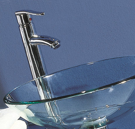 Example image of Reflections Colne glass basin set.