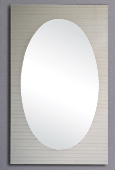 Larger image of Reflections Kendal bathroom mirror.  Size 550x900mm.