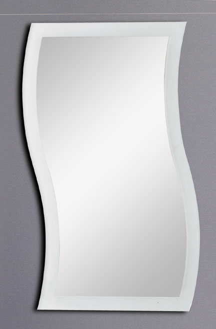 Larger image of Reflections Larkhall bathroom mirror.  Size 600x1000mm.