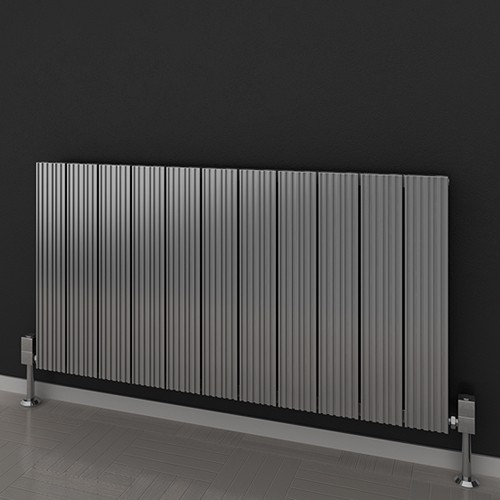 Larger image of Reina Radiators Enzo Horizontal Radiator (Polished). 850x600mm.