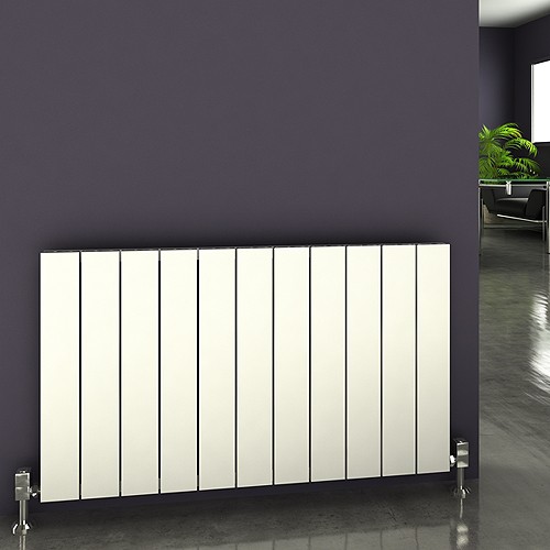 Larger image of Reina Radiators Savona Horizontal Radiator (White). 470x600mm.