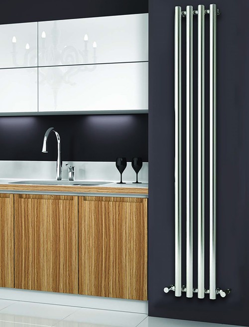 Larger image of Reina Radiators Oria Vertical Radiator (Chrome).270x1800mm.