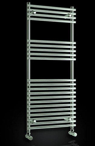 Larger image of Reina Radiators Pavia Towel Radiator (Chrome). 500x800mm.