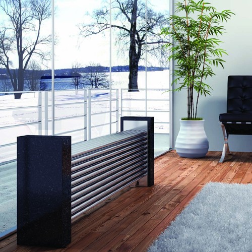 Example image of Reina Radiators Marinox Radiator With 50 Tubes (Stainless Steel). 500x1200.