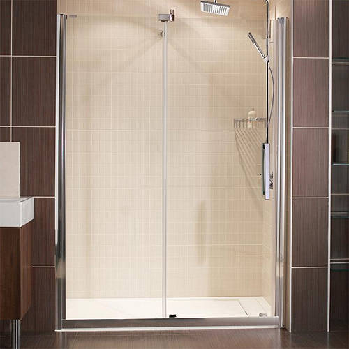 Larger image of Roman Desire Luxury Sliding Shower Door (1400mm, Right Handed).