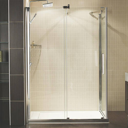 Larger image of Roman Desire Luxury Shower Enclosure (1400x900mm, RH).