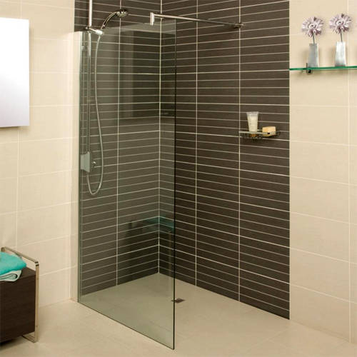 Larger image of Roman Embrace Wetroom Shower Screen (1100x2000mm, 8mm).