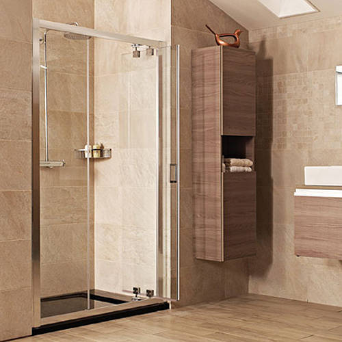 Example image of Roman Lumin8 Shower Enclosure With Inswing Door (1200x760mm).