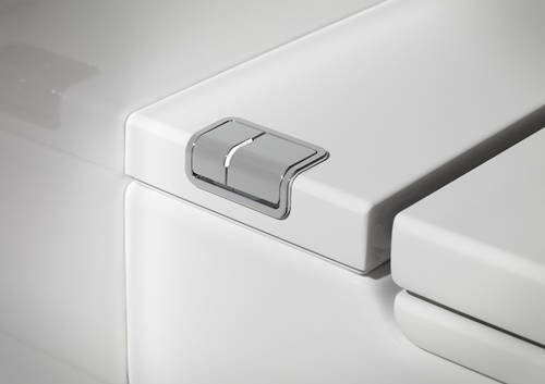 Example image of Roca In Tank Wall Hung Pan With Integrated Cistern & Seat (Stud Wall "L" Type).