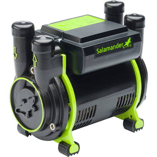 Larger image of Salamander Pumps CT50 Xtra Twin Shower Pump (+ Head. 1.5 Bar).