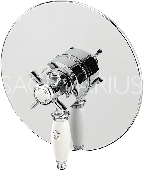 Example image of Sagittarius Churchmans Concealed Shower Valve With Slide Rail Kit (Chrome).