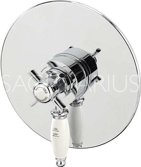 Example image of Sagittarius Churchmans Shower Valve With Arm & 130mm Head (Chrome).