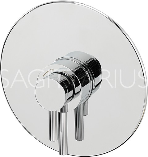 Example image of Sagittarius Ergo Concealed Shower Valve With Slide Rail Kit (Chrome).